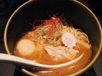 「伊勢海老そば味玉入り+海老ぎょうざ」@二代目 けいすけ 海老そば外伝の写真