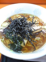 「ラーメン+天津丼セット（700円）」@壱番館の写真