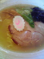 「満天真髄麺塩650円+税5%(ランチ唐揚げセット880円+税5%」@満天の風 陽南店の写真