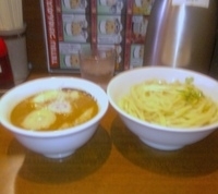 「特製つけめん+大盛+辛味」@つけめんTETSU 千駄木本店の写真