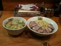 「濃菜つけ麺（780円）+ローストポーク（250円）」@濃菜麺 井の庄の写真