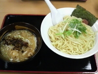 「メンマ塩つけ麺」@喜奴屋 福生店の写真
