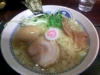 「味玉塩ラーメン（大盛り）」@煮干 丸めの写真