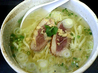 「Oh!ふらんす鴨塩らーめん」@潮中華 KAZEの写真