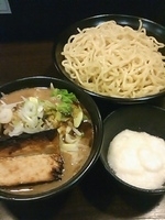 「肉野菜つけ麺（大盛）+山芋」@ones onesの写真