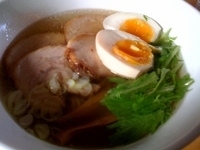 「潮そば+玉子+チャーシュー（&その他色々）」@JAZZ麺 2.7の写真