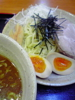 「つけめん 醤油600円+味玉」@麺屋一里の写真