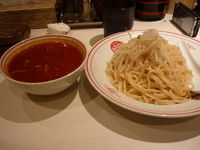 「冷やし味噌ラーメン+半ライス」@蒙古タンメン 中本 渋谷店の写真