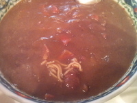 「カレーラーメン+半ライス(650円+105円)」@中華らーめん なお井の写真