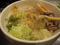 「裏神田汁なし730円」@東神田ら〜めんの写真