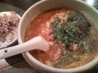 「掛け豚そば+しお豚めし（800円+200円）」@俺の空 池袋店の写真