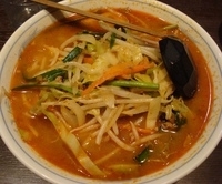 「辛味噌ラーメン、サービス半ライス、大餃子」@麺・飯・厨・華 西海の写真