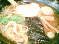 「醤油らー麺+味玉（￥680+サービス券）」@中華麺家 まんまるの写真