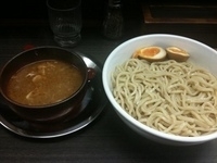 「つけ麺 大盛 煮卵サービス」@自家製太打麺 勢拉 北習志野店の写真