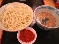 「辛つけ大+味玉」@つけめん・らあめん 福は内の写真