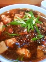 「麻婆麺（800円）+小ライス（無料）」@らーめん 宮ざきの写真