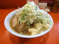 「らーめん〔豚2切れ/ヤサイ・ニンニク・ネギマシ〕」@ちばからの写真