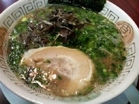 「ねぎらーめん+替玉「800円」」@博多長浜らーめん 楓神の写真