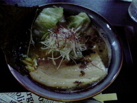 「海鳥（魚介しょうゆ）」@カフェバールナ 麺の部の写真