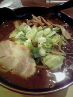 「黒の渋味噌らーめん:720円」@味噌らーめん いなり屋 本店の写真