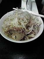 「小らーめん 680円（全マシ）」@らーめん豚喜の写真