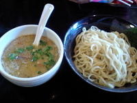 「鶏白湯つけめん」@麺堂 稲葉の写真