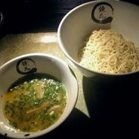 「鶏白湯つけ麺（月曜限定）」@らーめん愉悦処 鏡花の写真