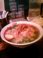 「肉醤豚+中盛り+モヤシ」@千石自慢ラーメン 本店の写真