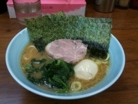 「ラーメン+味玉」@横浜ラーメン 武蔵家 成増店の写真