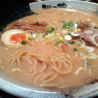 「豚骨醤油らーめん（太麺） ￥690」@麺酒蔵 二代目 たばる家の写真