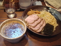 「味玉ちゃーしゅーつけめん（1,050円）+大盛（100円）」@麺屋たつみ 喜心 秩父店の写真