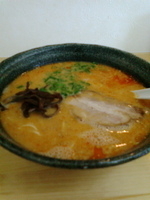 「博多とんこつ担々麺」@博多とんこつらーめん ふじおかの写真