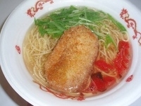 「誠や 御当地てんこもり 高岡コロッケらーめん」@北陸ラーメン博の写真