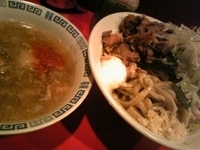 「豚玉入り ざる 大盛り」@ラーメン二郎 府中店の写真