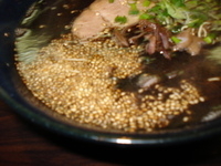 「たつしラーメンセット+硬麺替え玉+黒い麺の替え玉」@ら～めん屋たつしの写真