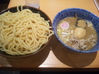 「味玉つけめん（大盛り+豚ほぐし）」@六厘舎の写真