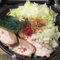 「まぜそば特盛り+半肉増し+刻みねぎ+チーズ」@狼煙 〜NOROSHI〜の写真