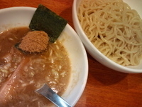 「濃厚魚介つけ麺(中盛)+うめ味たまご(680円+100円)」@麺や RYOMA 高田馬場店の写真