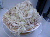 「ラーメン（ヤサイ・ニンニク）」@ラーメン大 我孫子店の写真