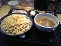 「つけ麺 中盛、チャーシュー2枚、味玉」@つけ麺 道の写真