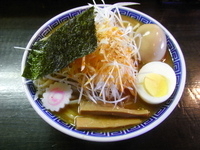 「ネギラーメン（大盛+煮玉子）」@自家製中華そば 麺 まる井の写真