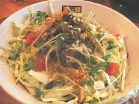 「濃菜カレーまぜそば（昼夜各10食限定）」@濃菜麺 井の庄の写真