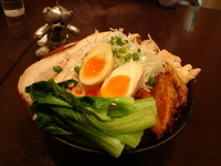 「スペシャル担々麺（ドカ盛り）+熟成味玉+どっかりねぎ+シャキシャ」@讃岐流坦々麺と大宝寺カレーの専門店 北斗辛軒の写真