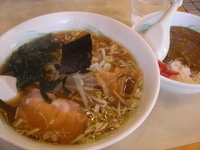 「ラーメンカレーセット800円」@つけ麺大王 東新小岩店の写真