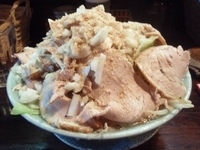 「秋塩デカ盛チャーシュー麺（980円）（大盛無料）（10月31日ま」@麺の家 渚の写真