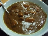 「カレーらーめん（700円）+ライス（100円?）」@更科支店の写真