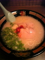 「らーめん（かため）790円+替玉（超かた）160円」@一蘭 渋谷店の写真