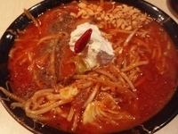 「10月限定 激辛区濃厚極太町味噌番地（900円）」@麺喰屋 澤の写真