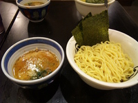 「つけめん730円+大盛り100円+チャーシューご飯200円」@戯拉戯拉 ラーメン劇場店の写真