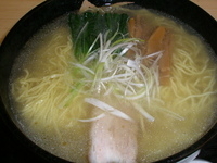 「塩らーめん500円+大盛100円」@和風らーめん 味のほうさくの写真